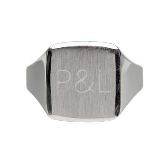 Silver signet ring - Men (19)
