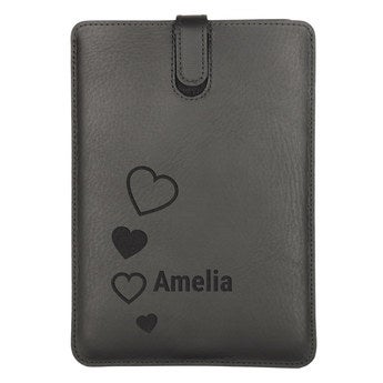 Bolsa em pele para iPad Mini 2 - Preto