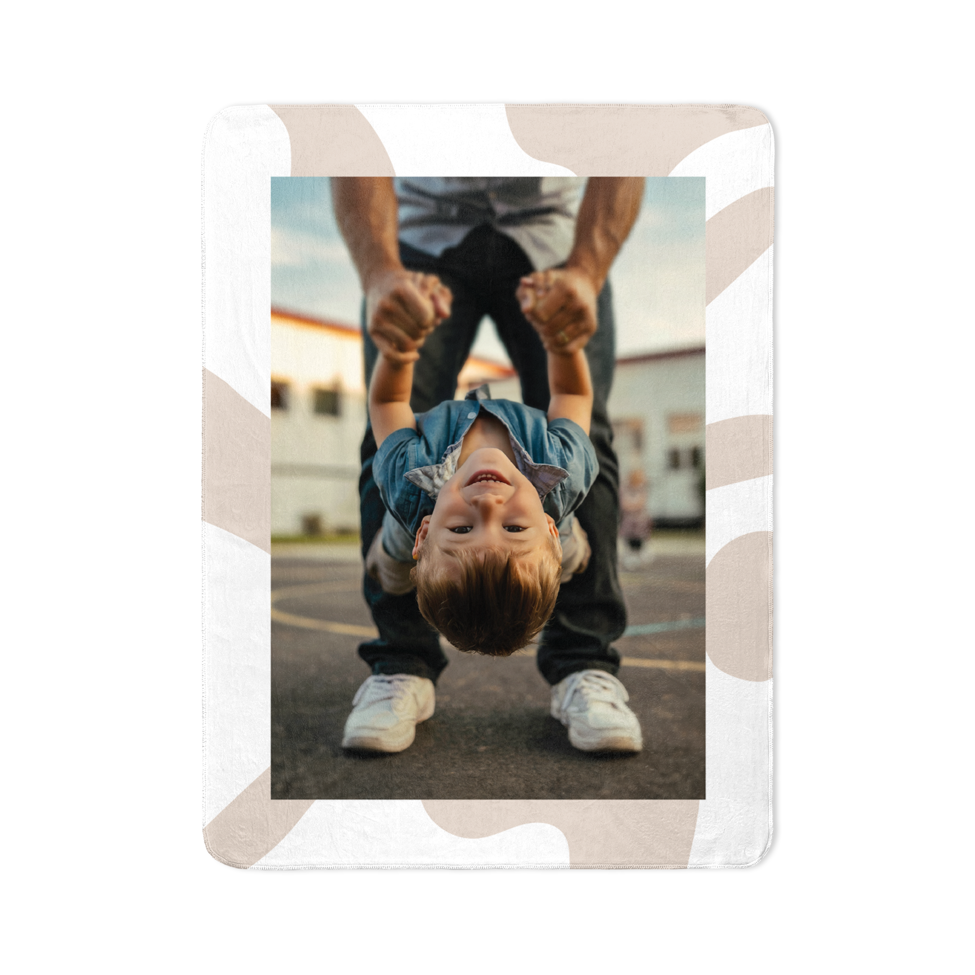 Personalised fleece blanket with photo - 75 x 100 cm