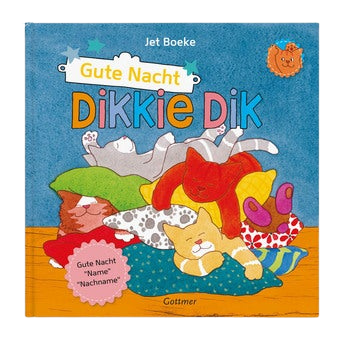 Buch mit Namen - Dikkie Dik Gute Nacht - Hardcover