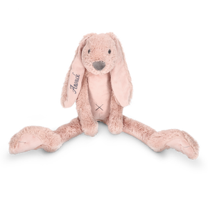 Lapin Doudou Personnalisé Avec Prénom Brodé - Peluche Beige Ultra Douce, Cadeau Naissance