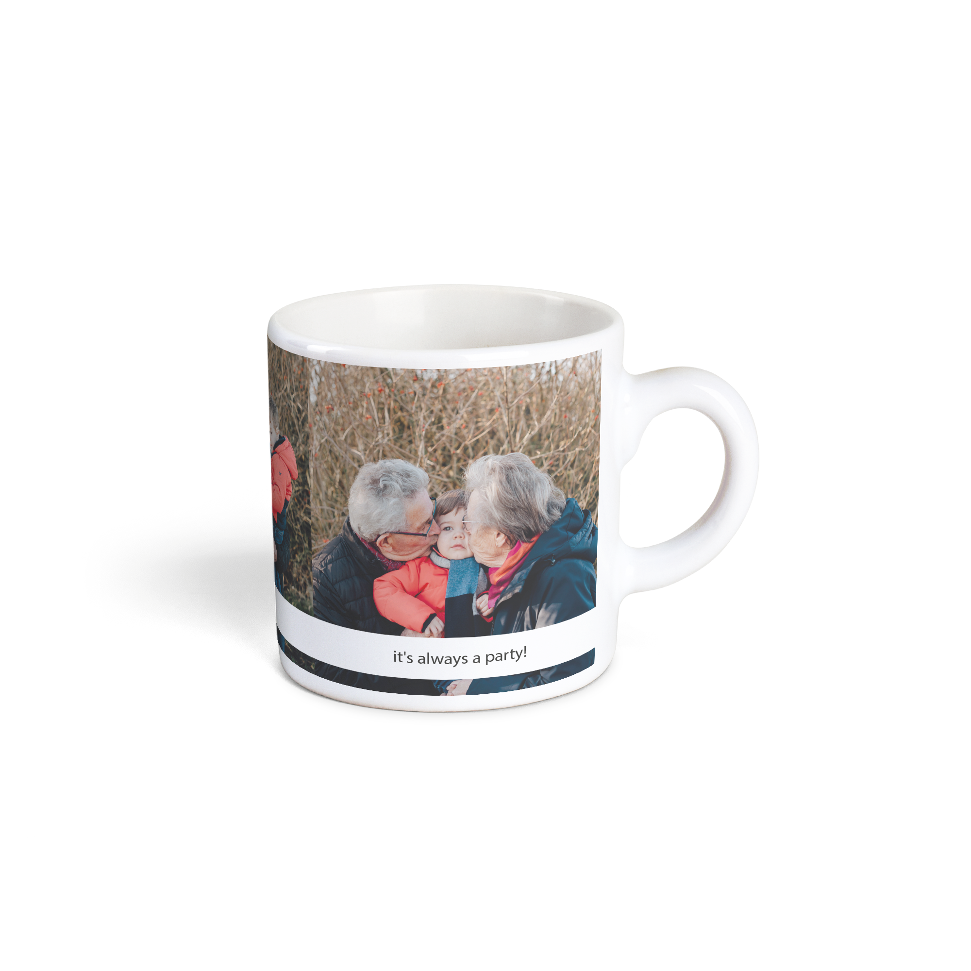 Printed espresso mug