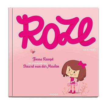 Boek met naam en foto - ROZE - Softcover