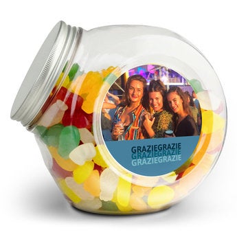 Barattolo di caramelle - mix di frutta