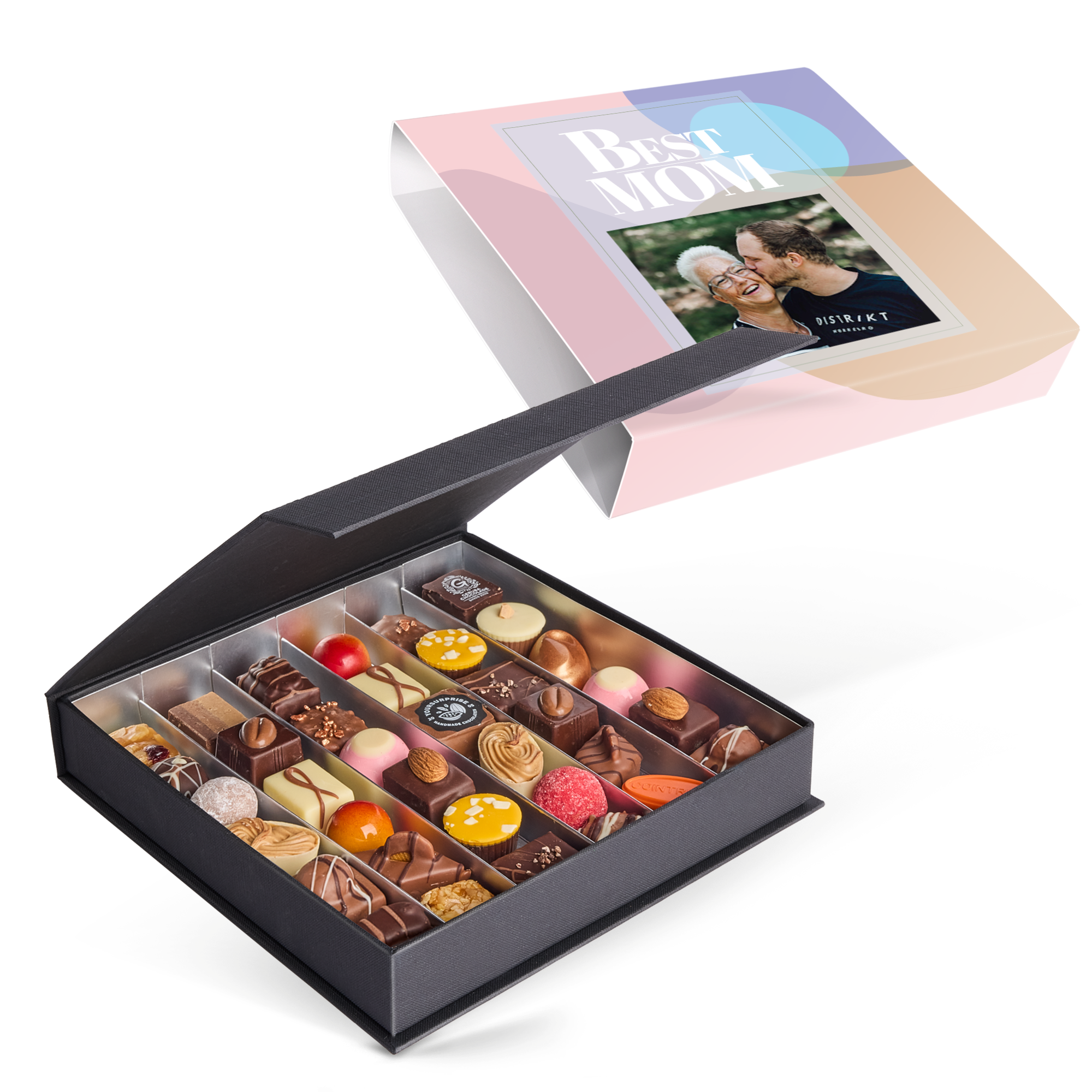 Boîte de chocolats personnalisée - Fête des Mères - 36 pièces