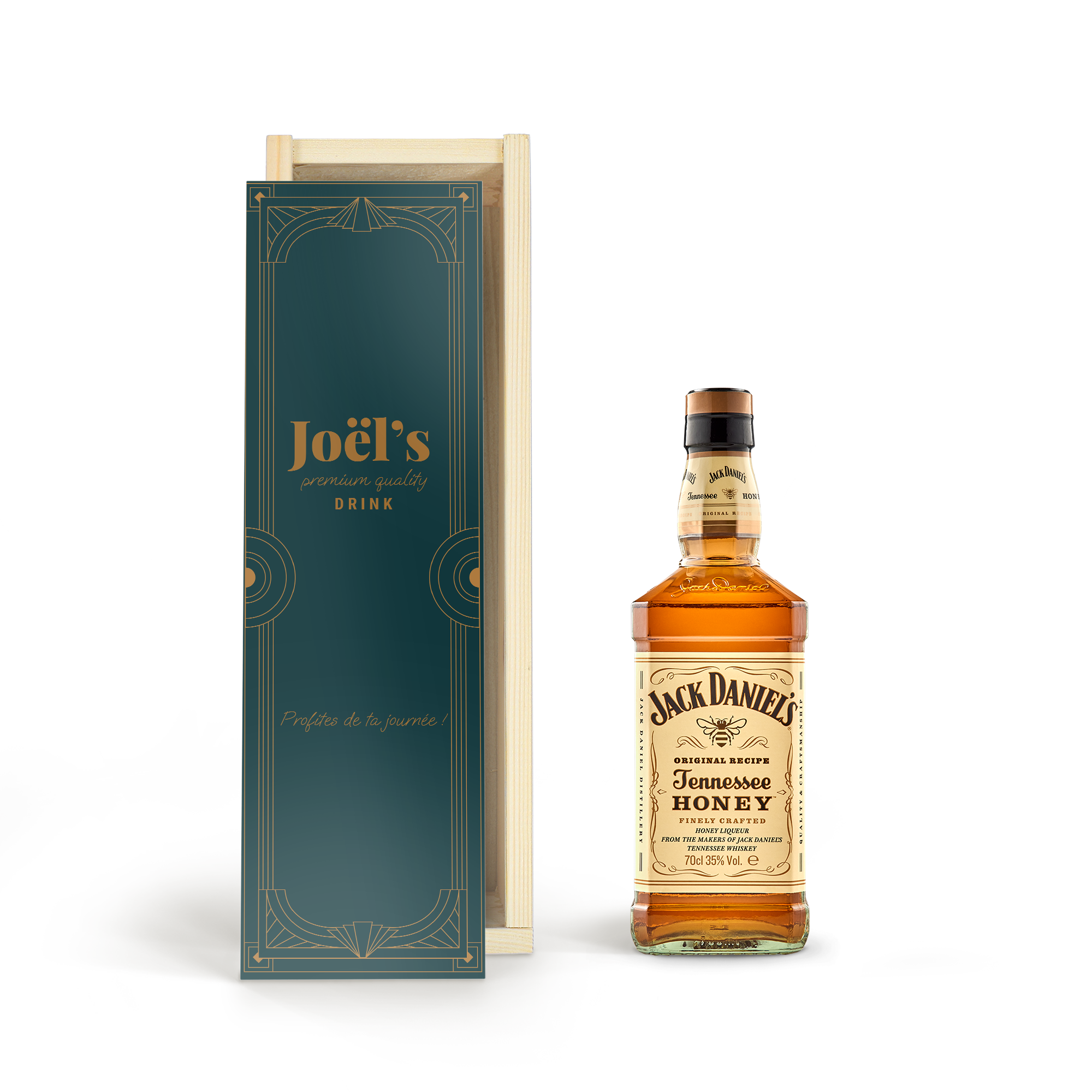 Coffret whisky personnalisé - Jack Daniel's Honey