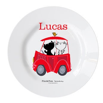 Pim & Pom Children's plate - Car (3)