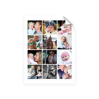 Pappa och jag -Foto collage poster (30x40)