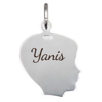 Charm gravé argent - Petit garçon