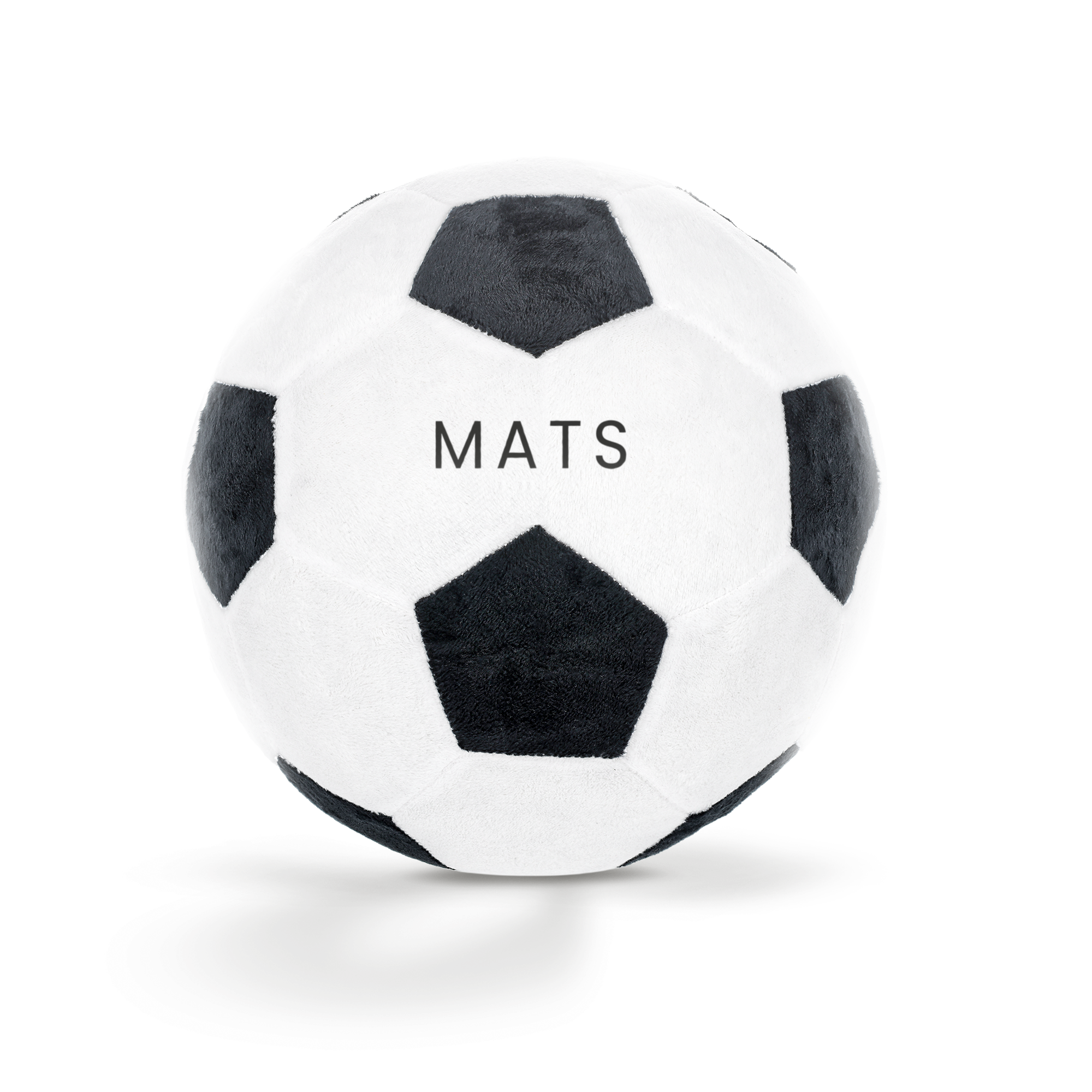 Zachte voetbal met naam - ø 15 cm