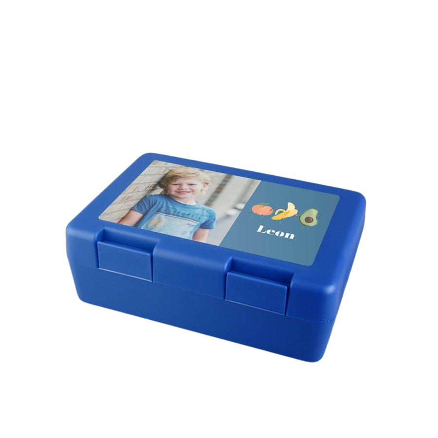 Lunch box personnalisée - Bleu