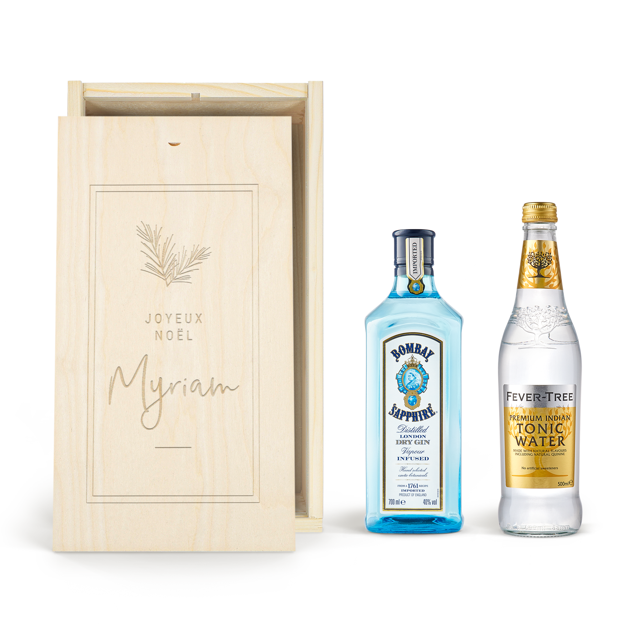 Coffret Gin-Tonic personnalisé - Bombay Sapphire