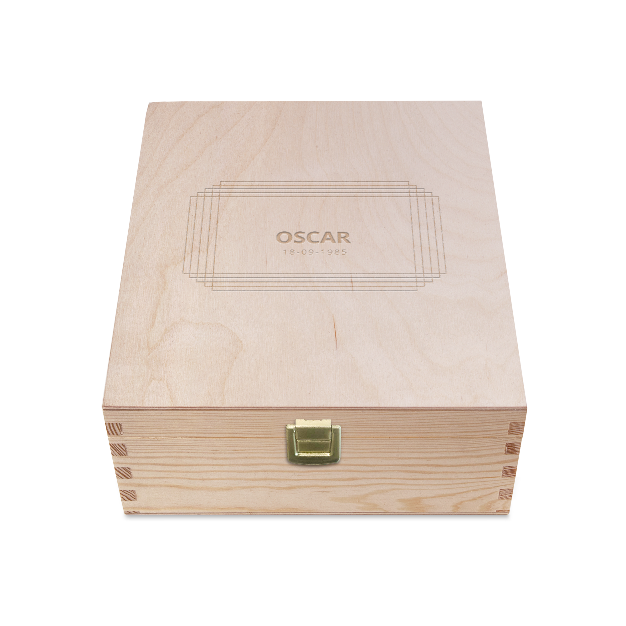 Cadouri personalizate din cutie de ceai din lemn
