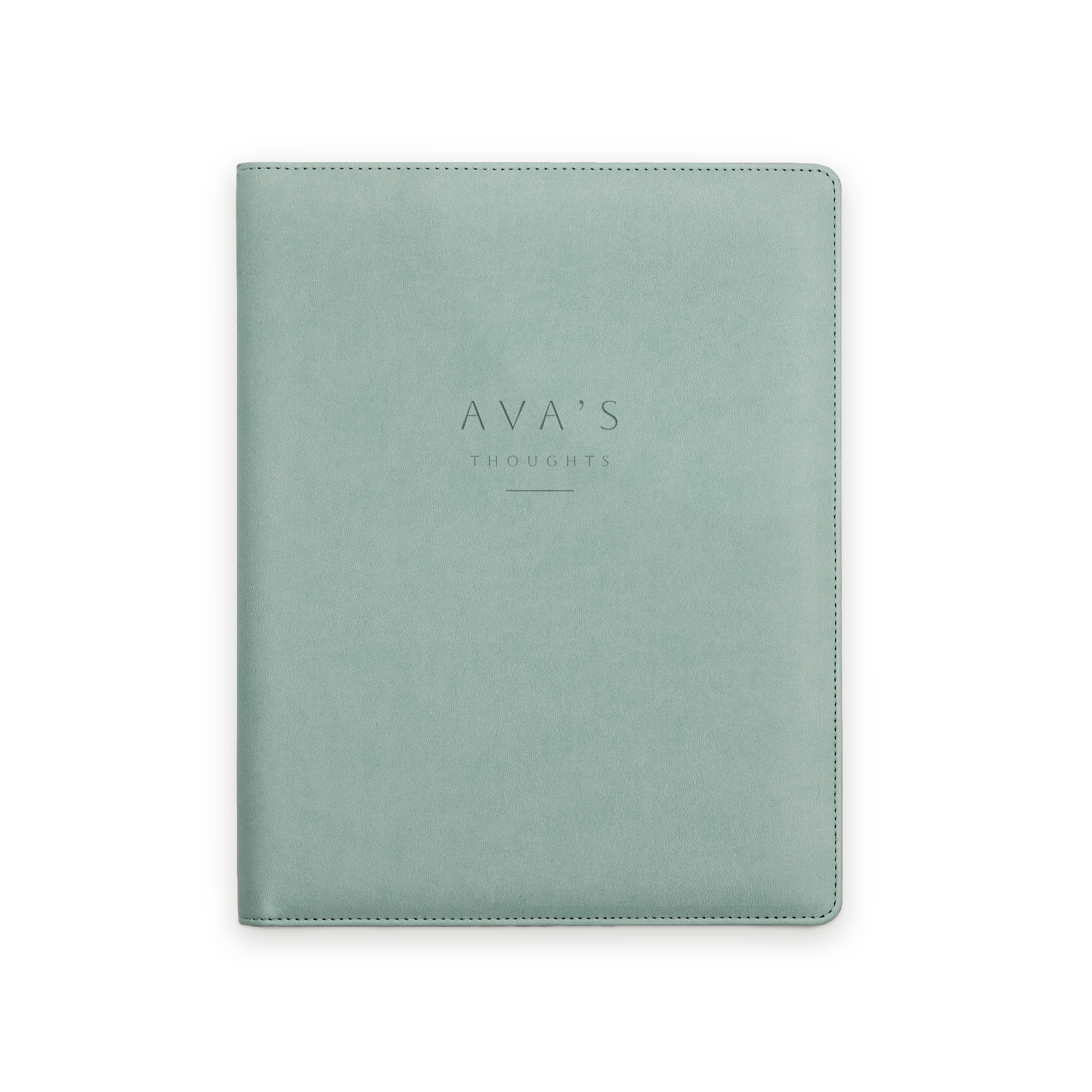Estuche de piel vegana personalizado para libreta