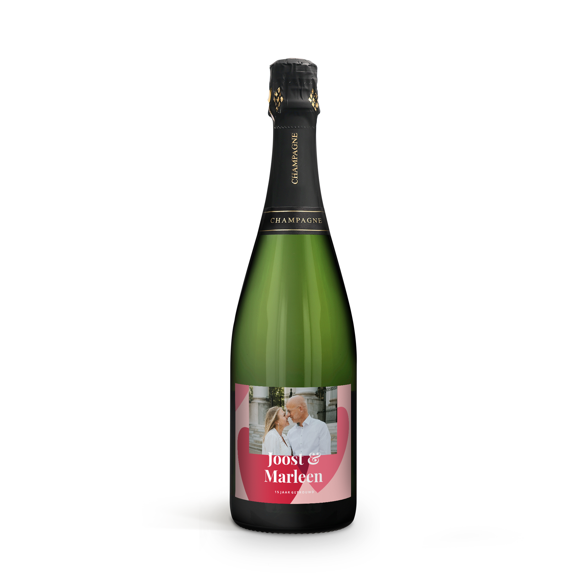 Champagne met bedrukt etiket - René Schloesser (750ml)