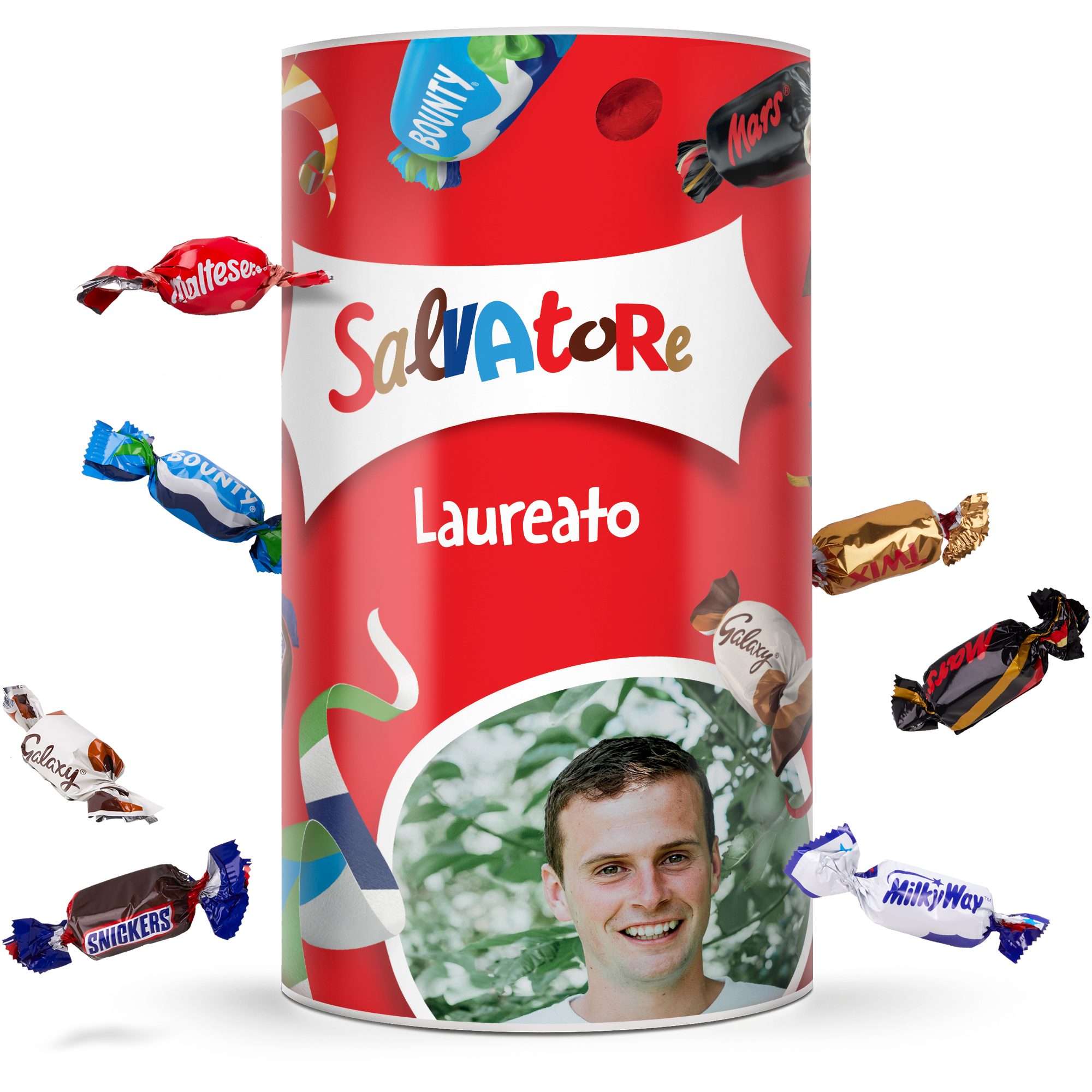 Confezione Celebrations con Nome e Foto