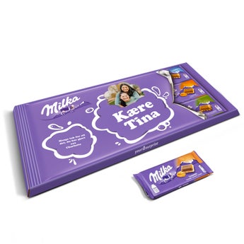 Gigantisk Milka chokoladebar