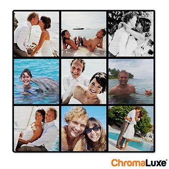 Chromaluxe Aluminium photo - Brushed - 40x40cm