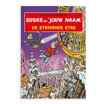 Persoonlijk stripboek - Suske en Wiske 'De stuivende stad' (Hardcover)