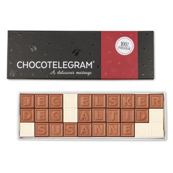 Chokolade telegram - 30 tegn