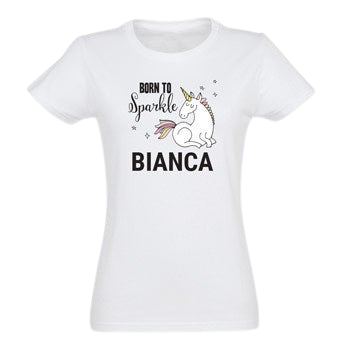 Unicorn T-shirt voor kinderen bedrukken - Wit - 2 jaar