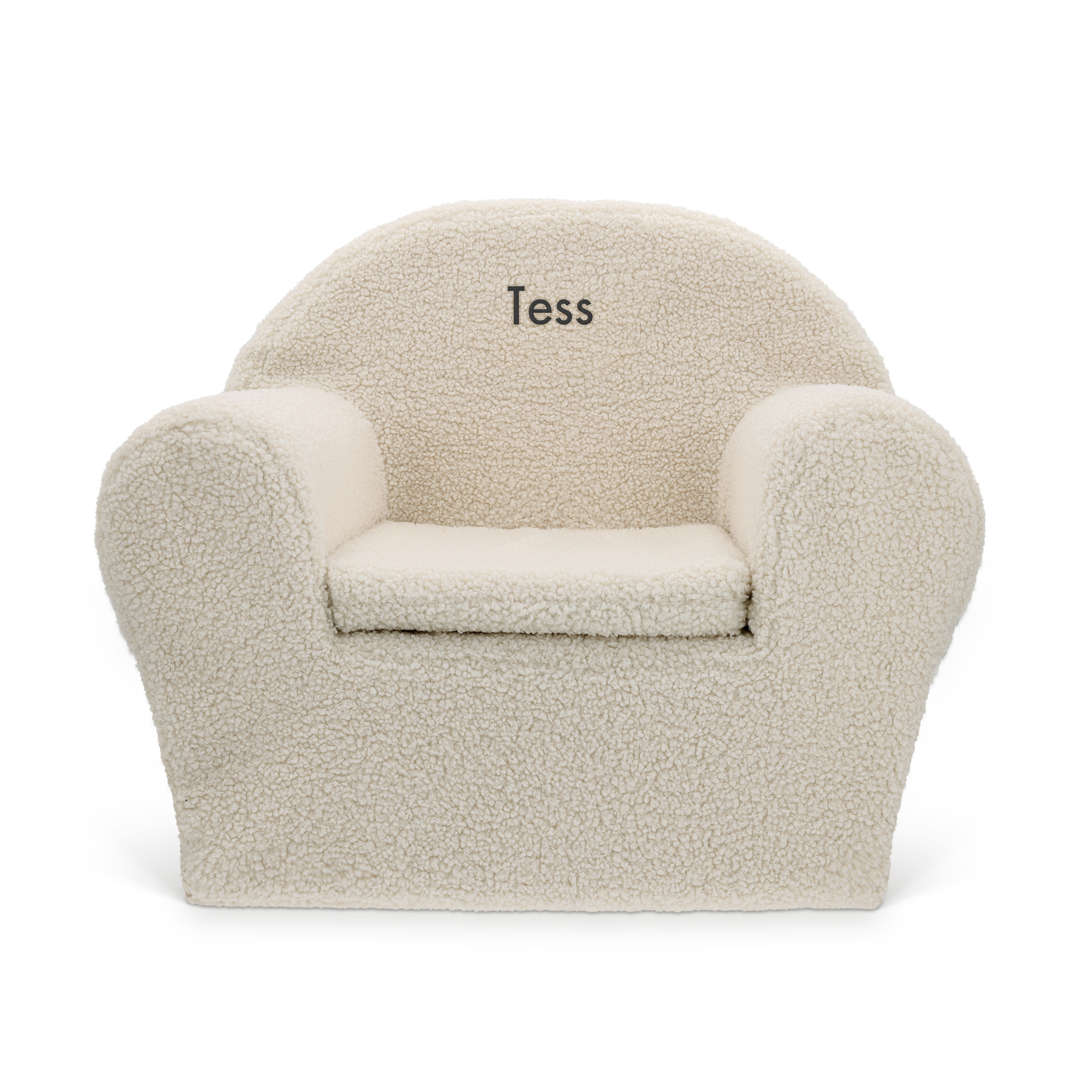 Teddy kinderstoel met naam - Wit
