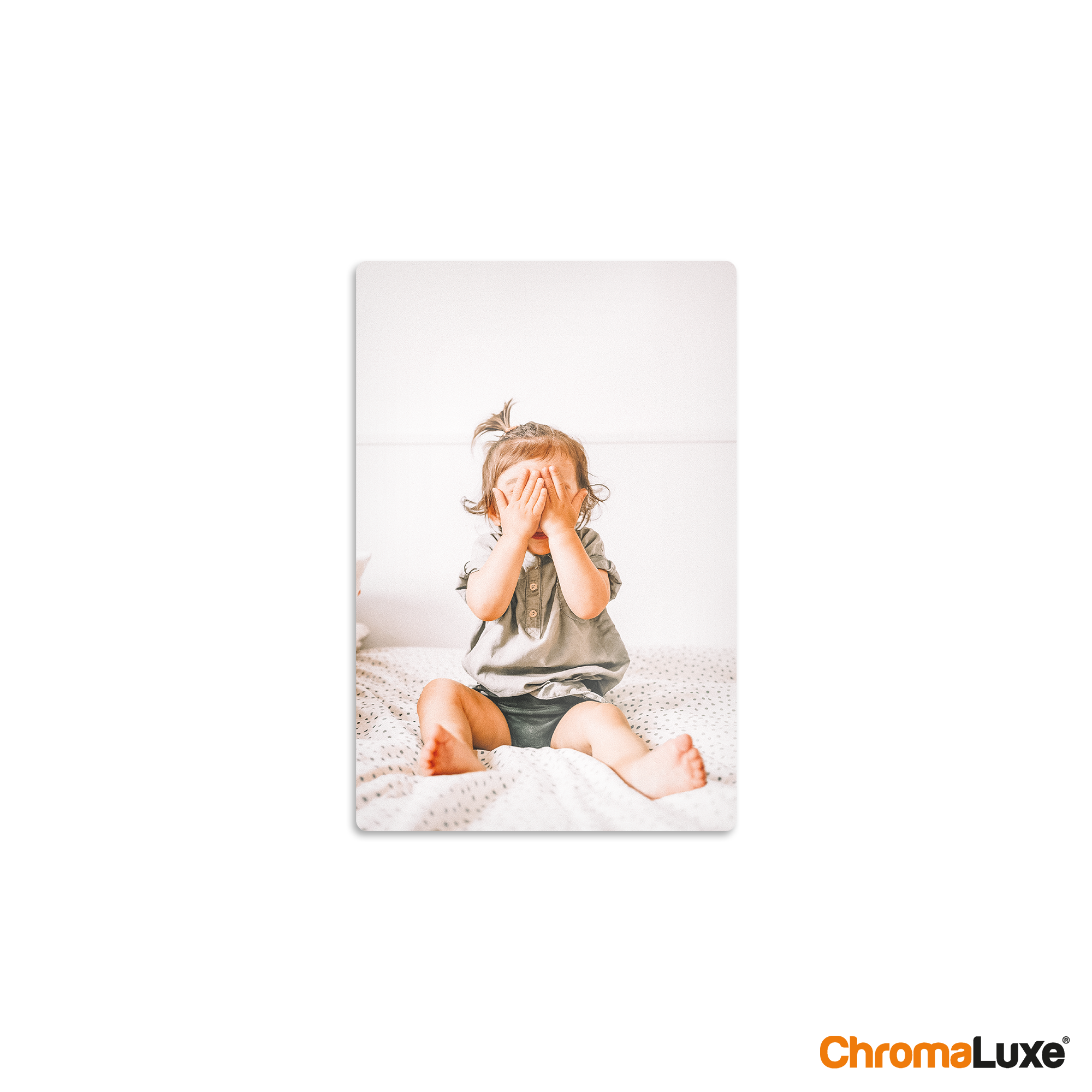 Foto op aluminium afdrukken - Wit (ChromaLuxe) - 10 x 15 cm