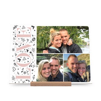 Carte en bois - horizontal