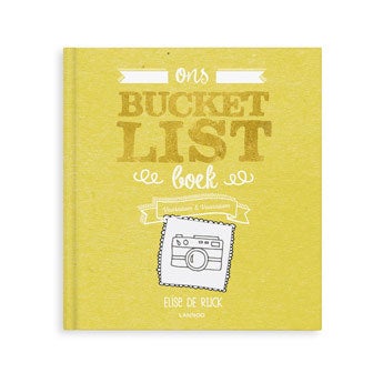 Het Bucketlist boek voor ouders met namen en foto's (Hardcover)