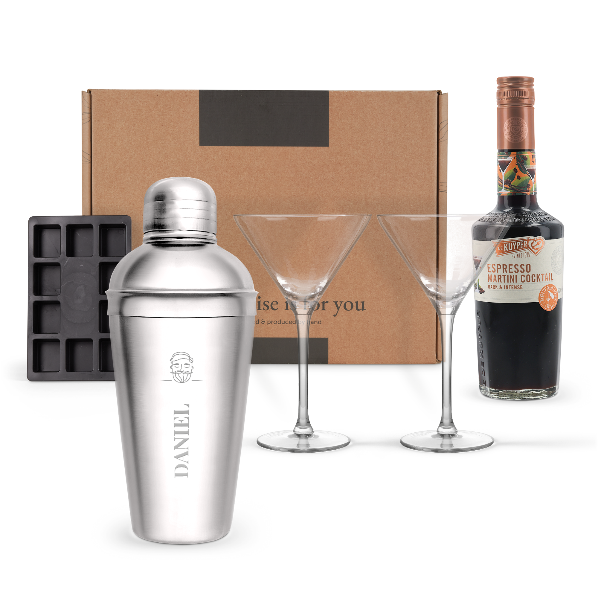 Personalised Espresso Martini gift set