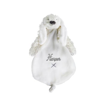 Personalised Rabbit Richie baby tuttle - Ivory