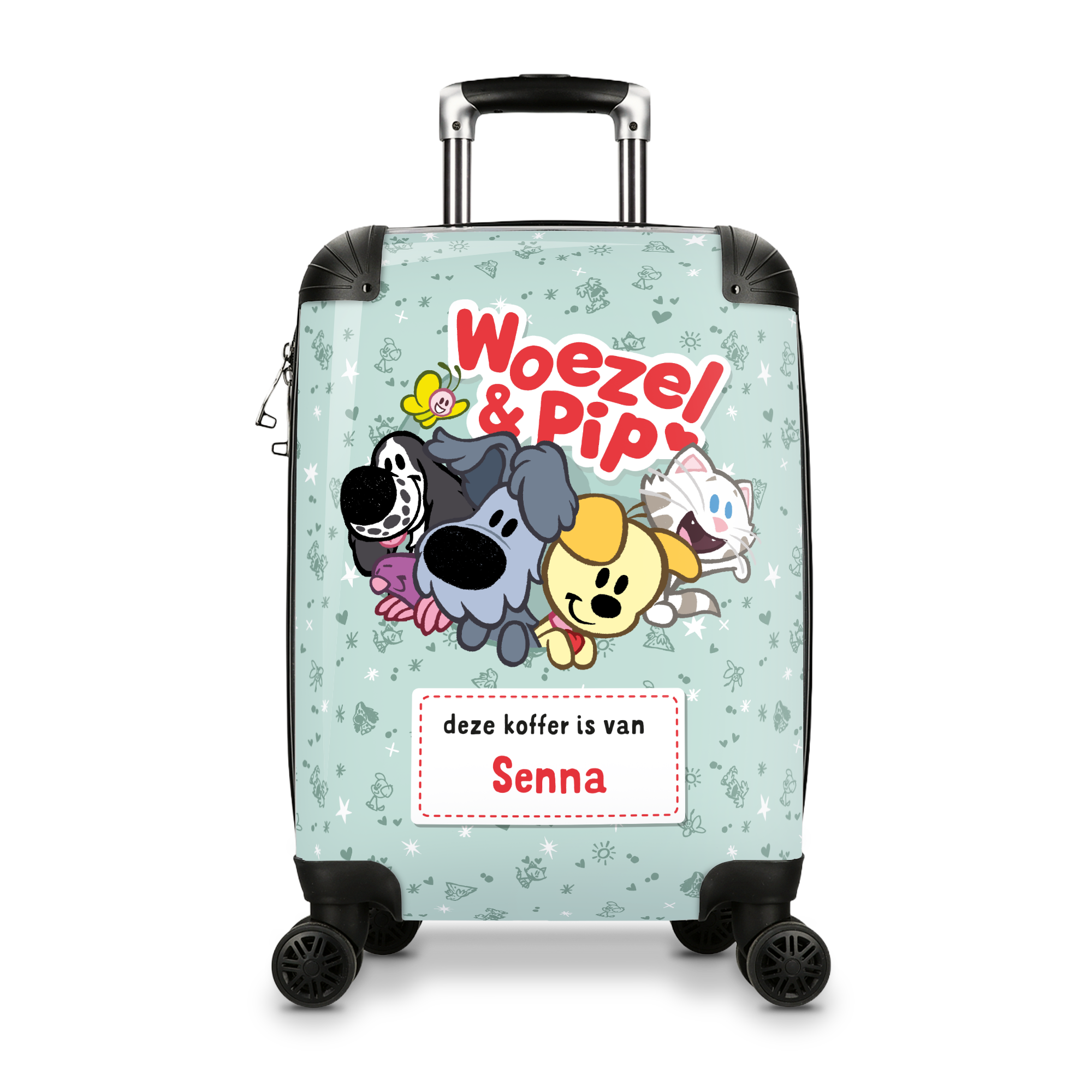 Woezel & Pip naamkoffer handbagage