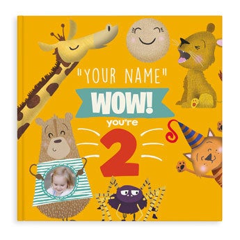 Personalised children's book - Wow! You're 2 - Hardcover