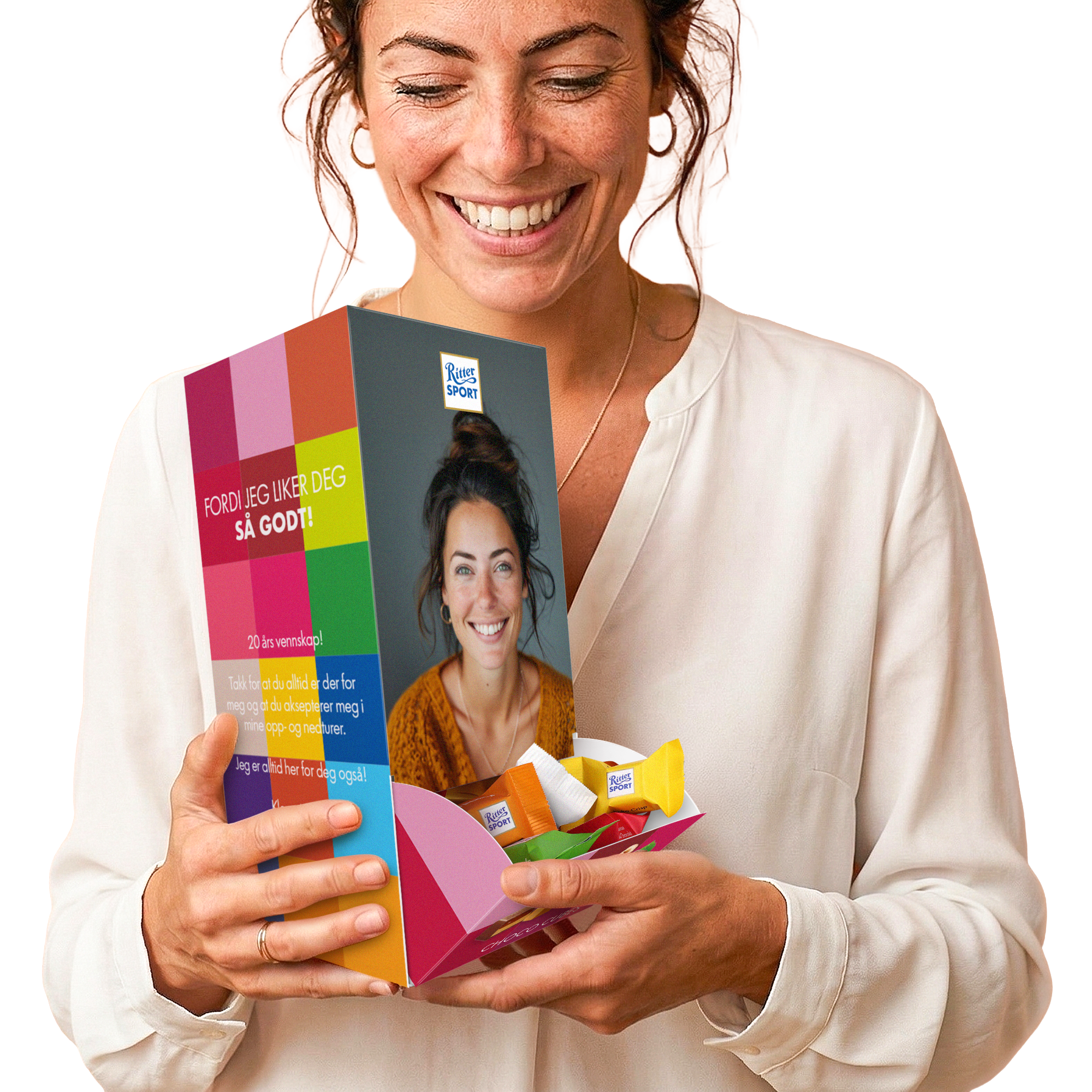 Personlig Ritter Sport Mini Mix Dispenser