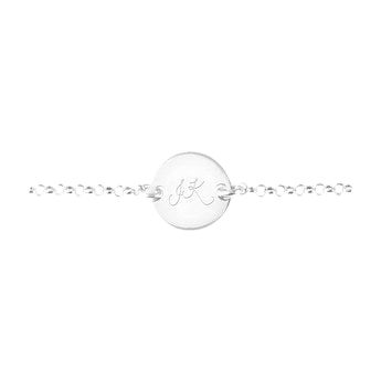 Armkette mit Gravur - Silber