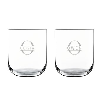 Bicchiere Acqua Elegante Personalizzato (2 pezzi)
