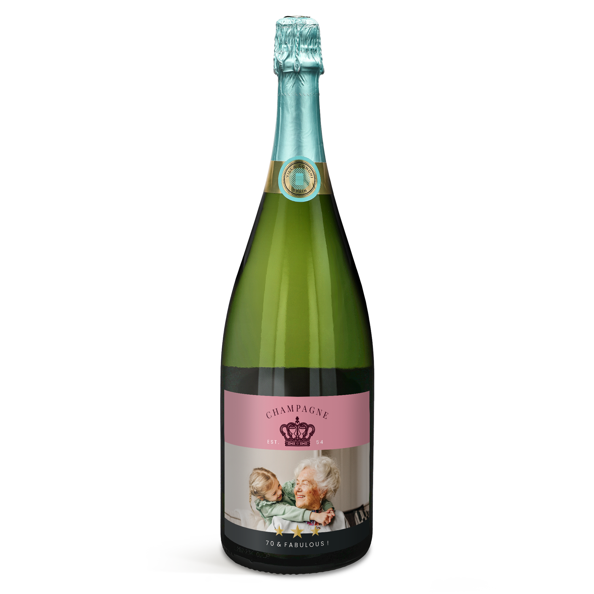 Bouteille de vin Cava Villa Conchi - 1,5L - Étiquette personnalisée