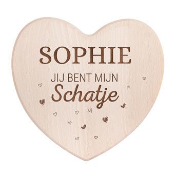 Broodplank - Hartvormig