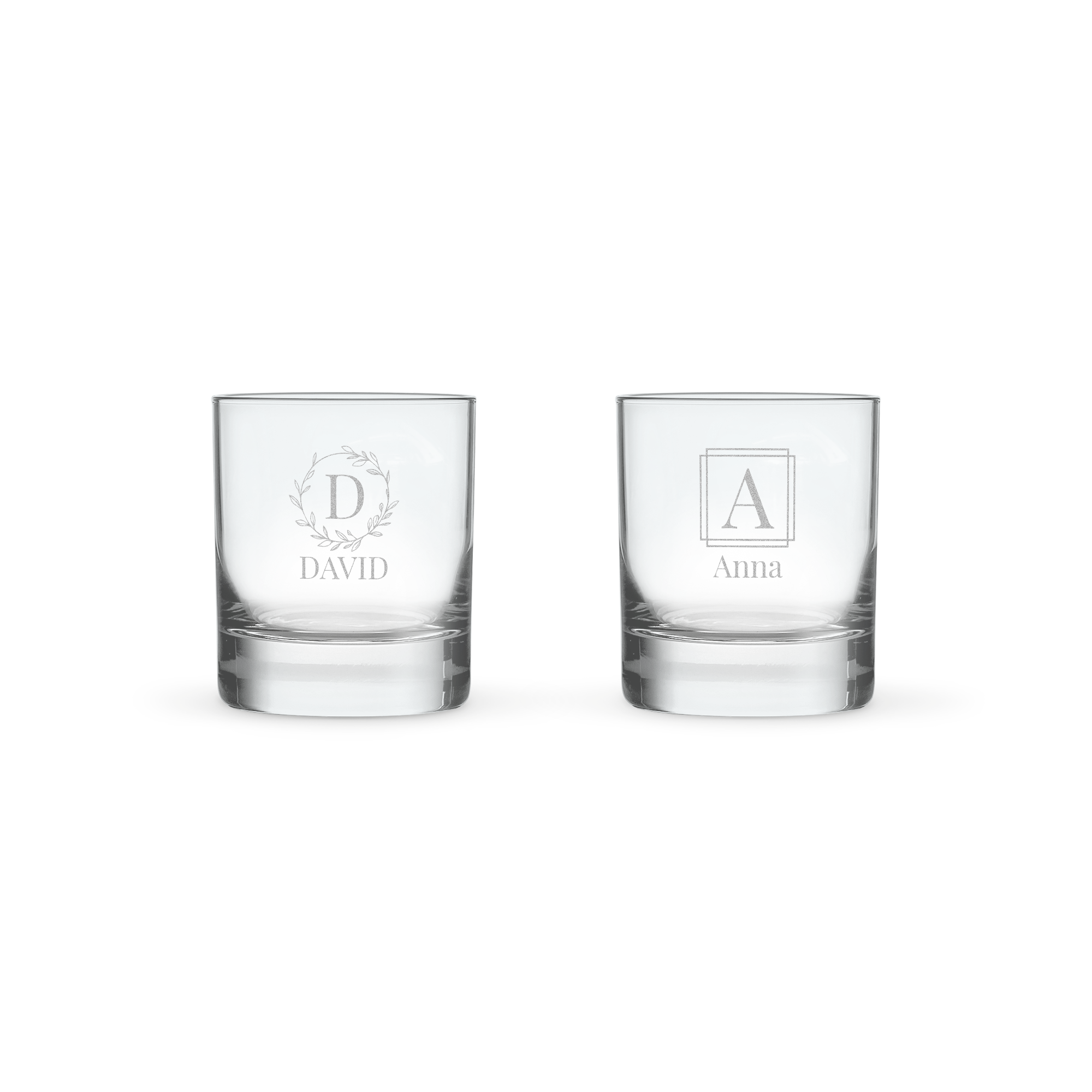 Personalised Whisky Glasses - 2 pcs