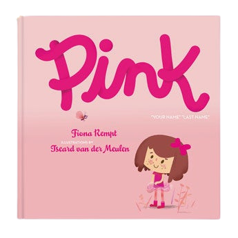 Personalised children's book - PINK - Hardcover