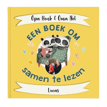 Boek voor Opa & Oma met naam - Hardcover