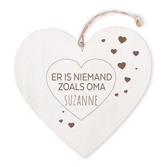 Oma - houten hart