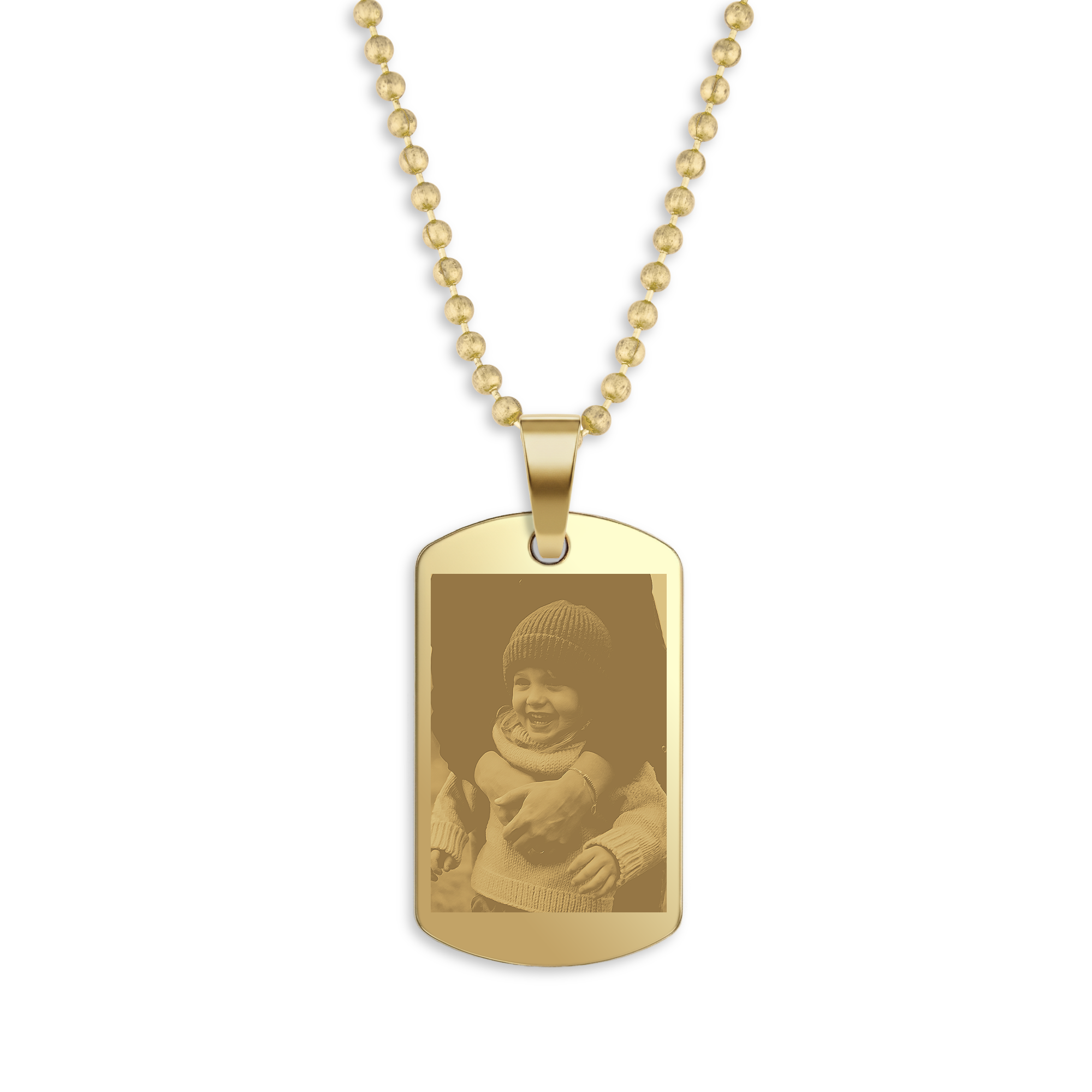 Namnbricka (SOS/dogtag) inkl. kedja