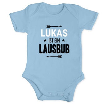 Baby Body Hellblau - Kurzarm