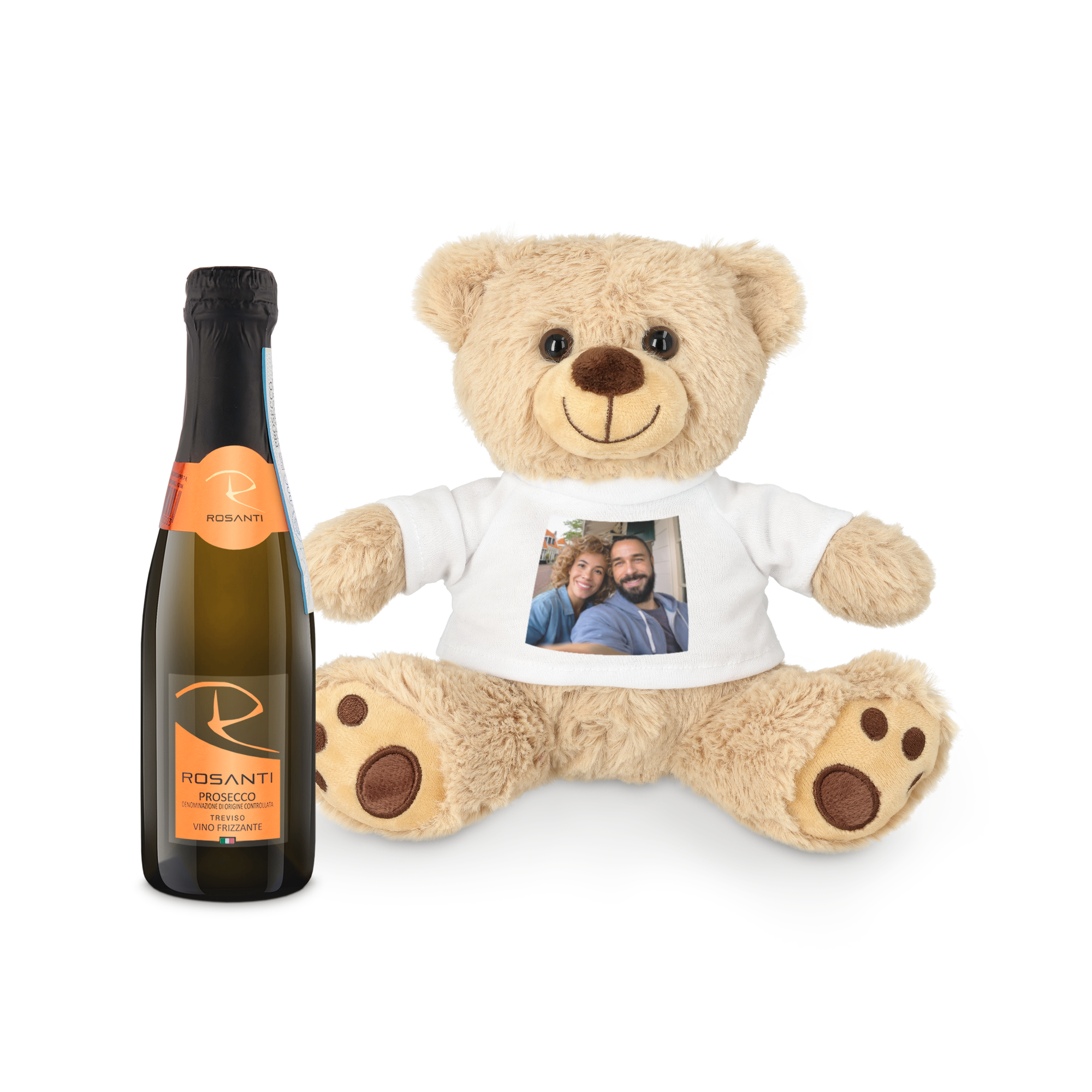 Ours en peluche avec mini Prosecco