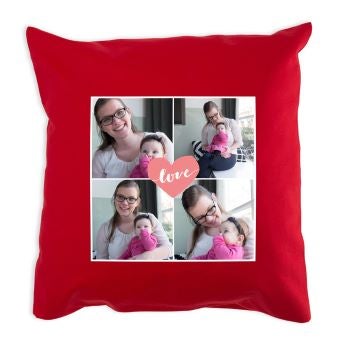 Coussin Fête des Mères - Rouge