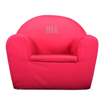 Fauteuil enfant personnalisé - rose