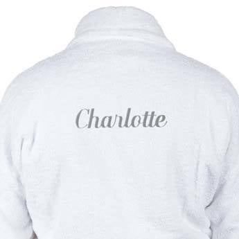 Peignoir Femme - Blanc  (L/XL)