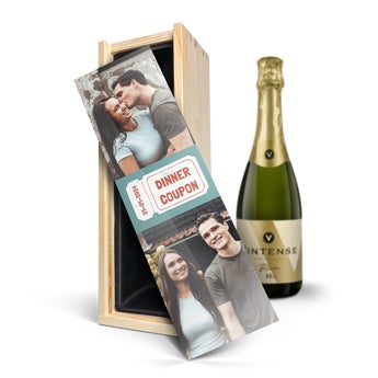 Vintense Blanc alcohol-free - In personalised case