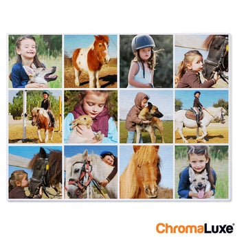 Instagram photo collage - Brushed - 40x30cm